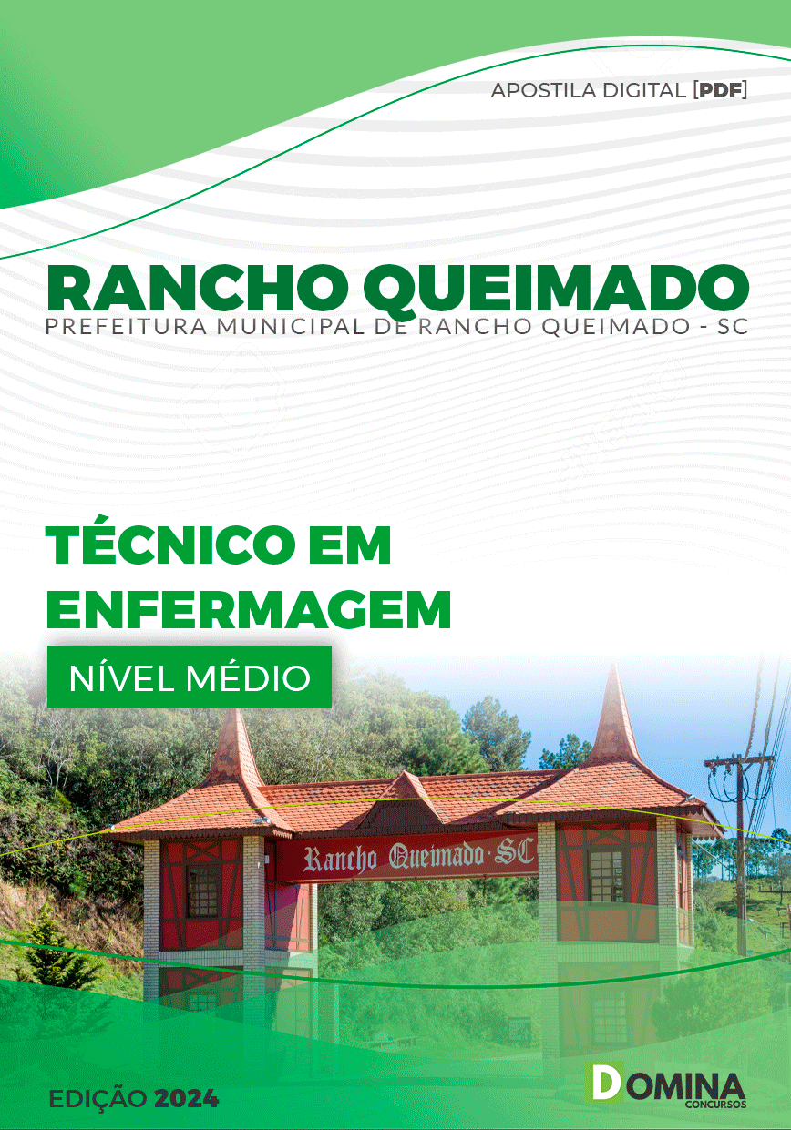 Apostila Técnico em Enfermagem Rancho Queimado SC 2024