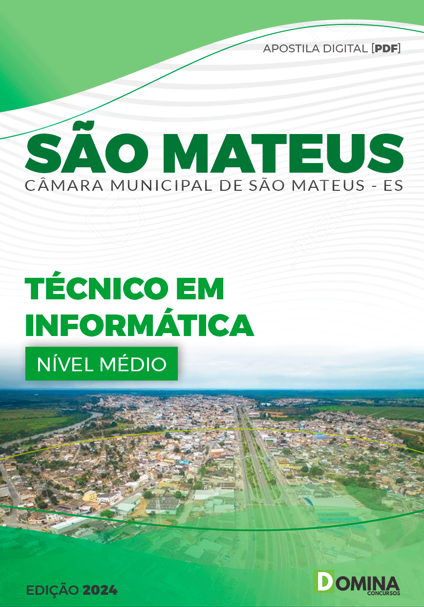 Apostila Técnico em Informática Câmara São Mateus ES 2024