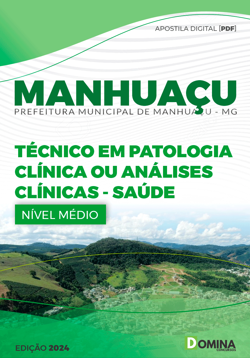 Apostila Técnico em Patologia Clínica Manhuaçu MG 2024