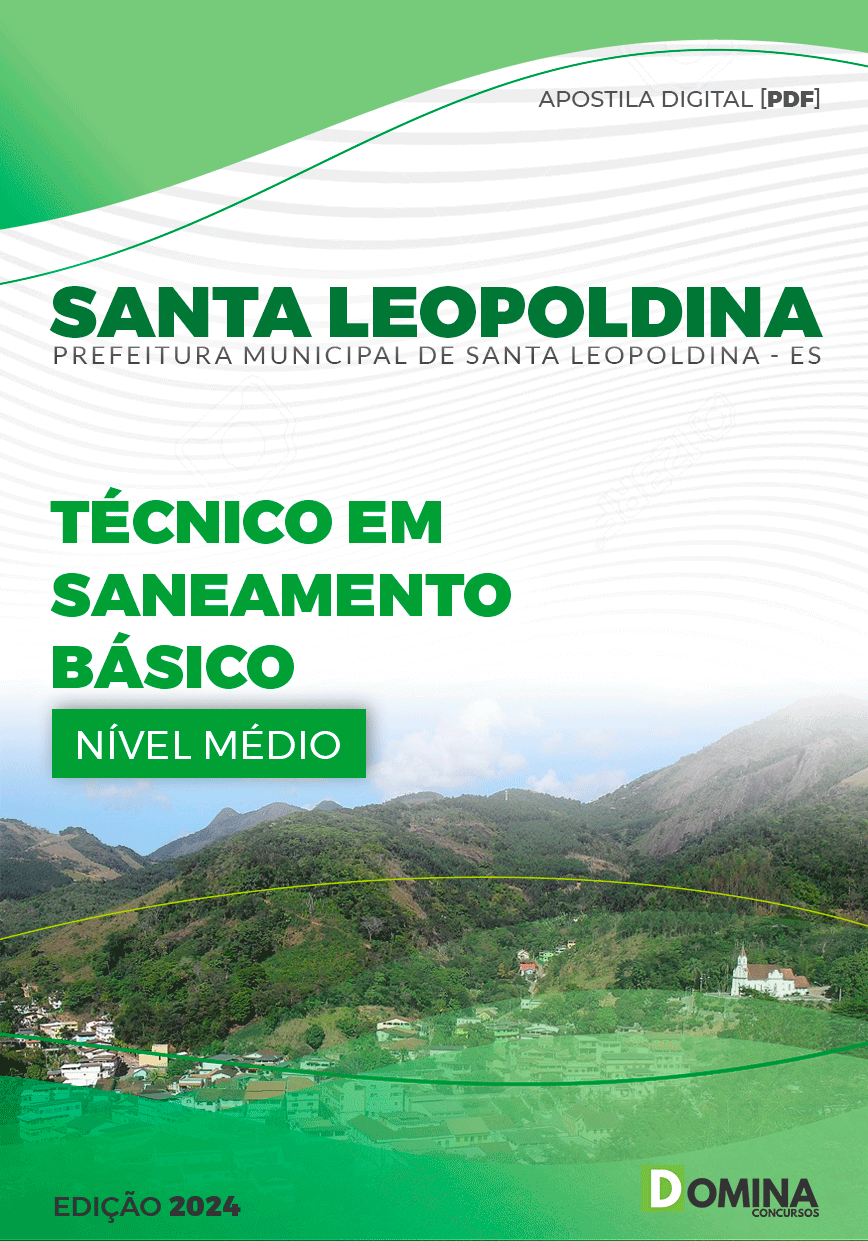 Apostila Técnico em Saneamento Santa Leopoldina ES 2024