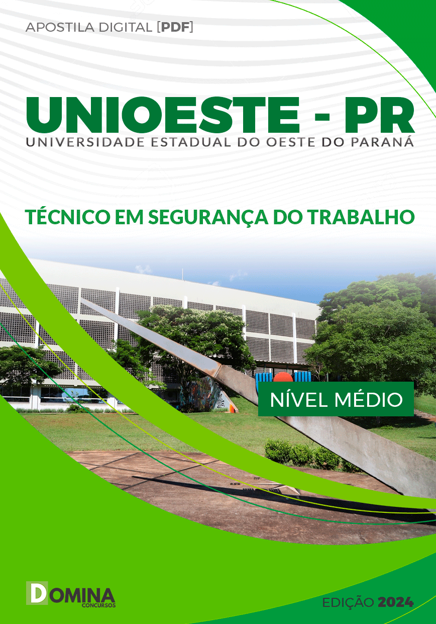 Apostila Técnico em Segurança do Trabalho UNIOESTE PR 2024