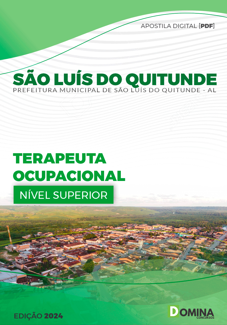 Apostila Terapeuta Ocupacional São Luís Quitunde AL 2024