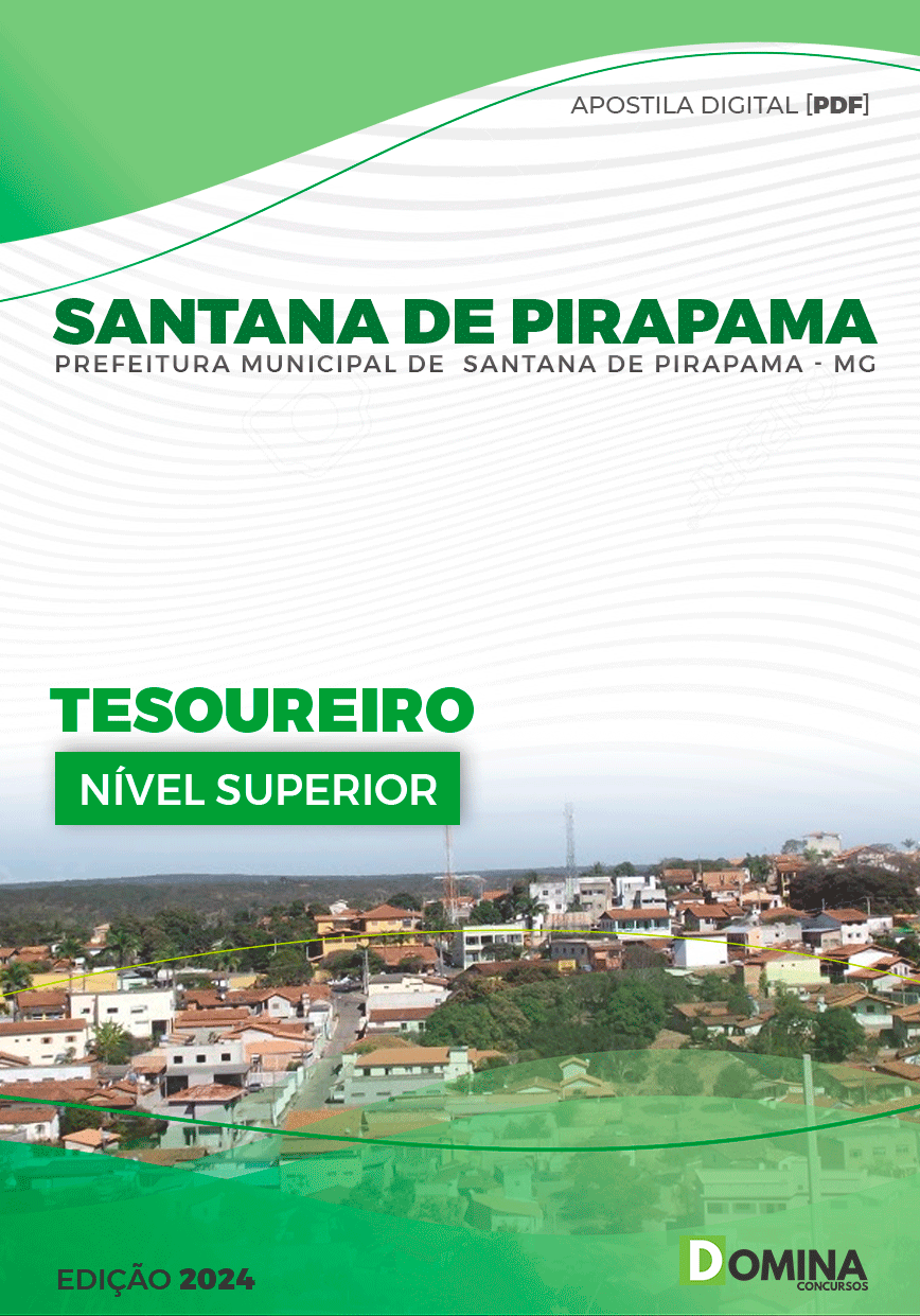 Apostila Tesoureiro Santana de Pirapama MG 2024