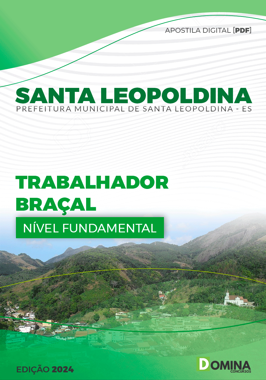 Apostila Trabalhador Braçal Santa Leopoldina ES 2024