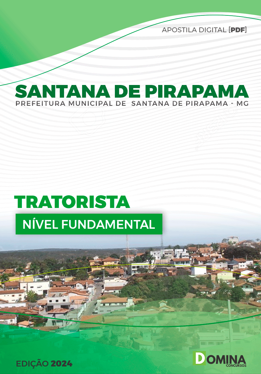 Apostila Tratorista Santana de Pirapama MG 2024