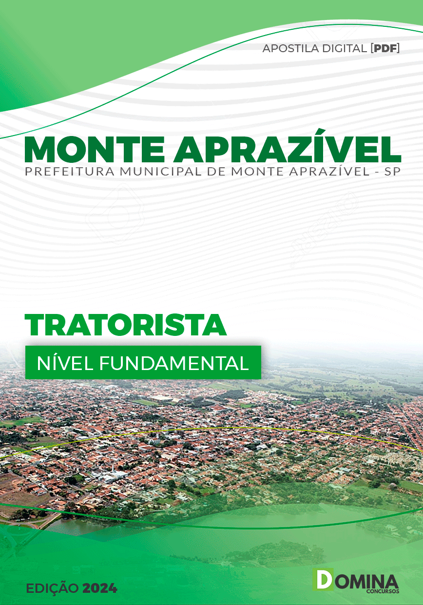 Apostila Tratorista Monte Aprazível SP 2024