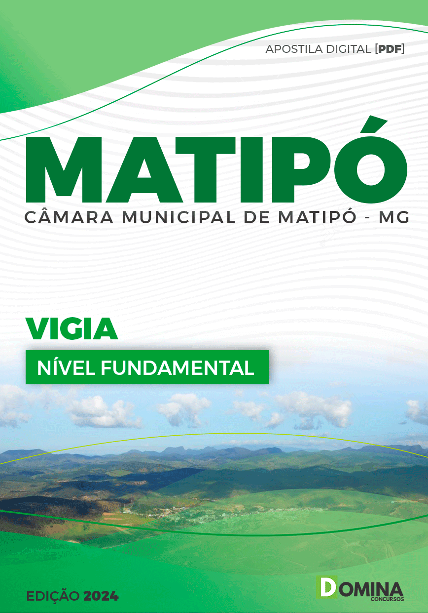 Apostila Vigia Câmara Matipó MG 2024