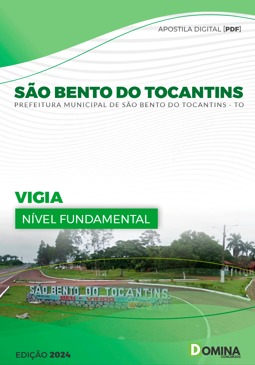 Apostila Vigia São Bento do Tocantins TO 2024