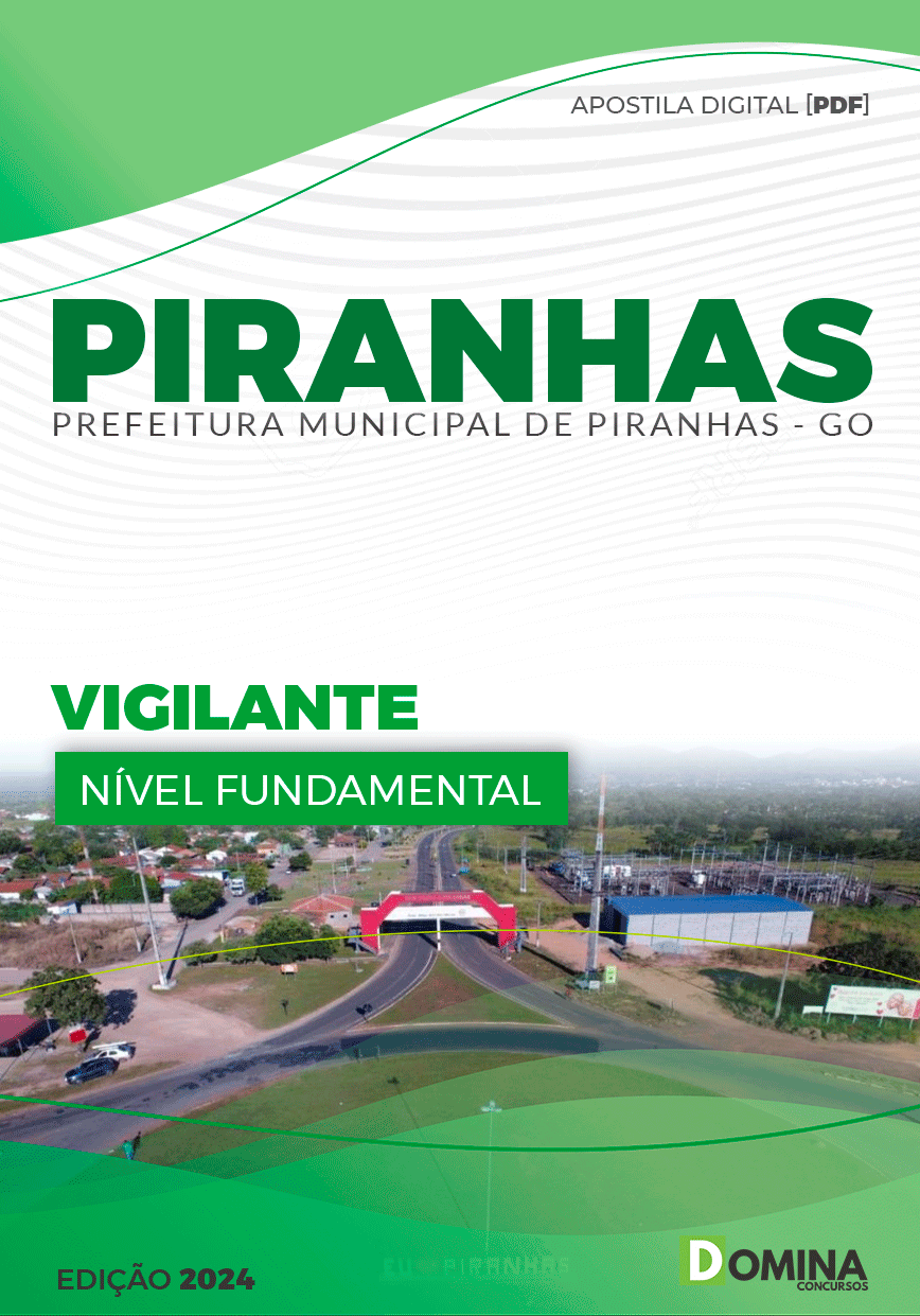 Apostila Vigilante Piranhas GO 2024