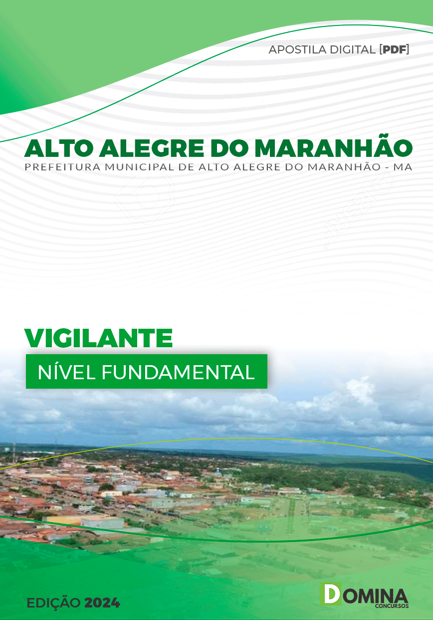 Apostila Vigilante Alto Alegre Maranhão MA 2024