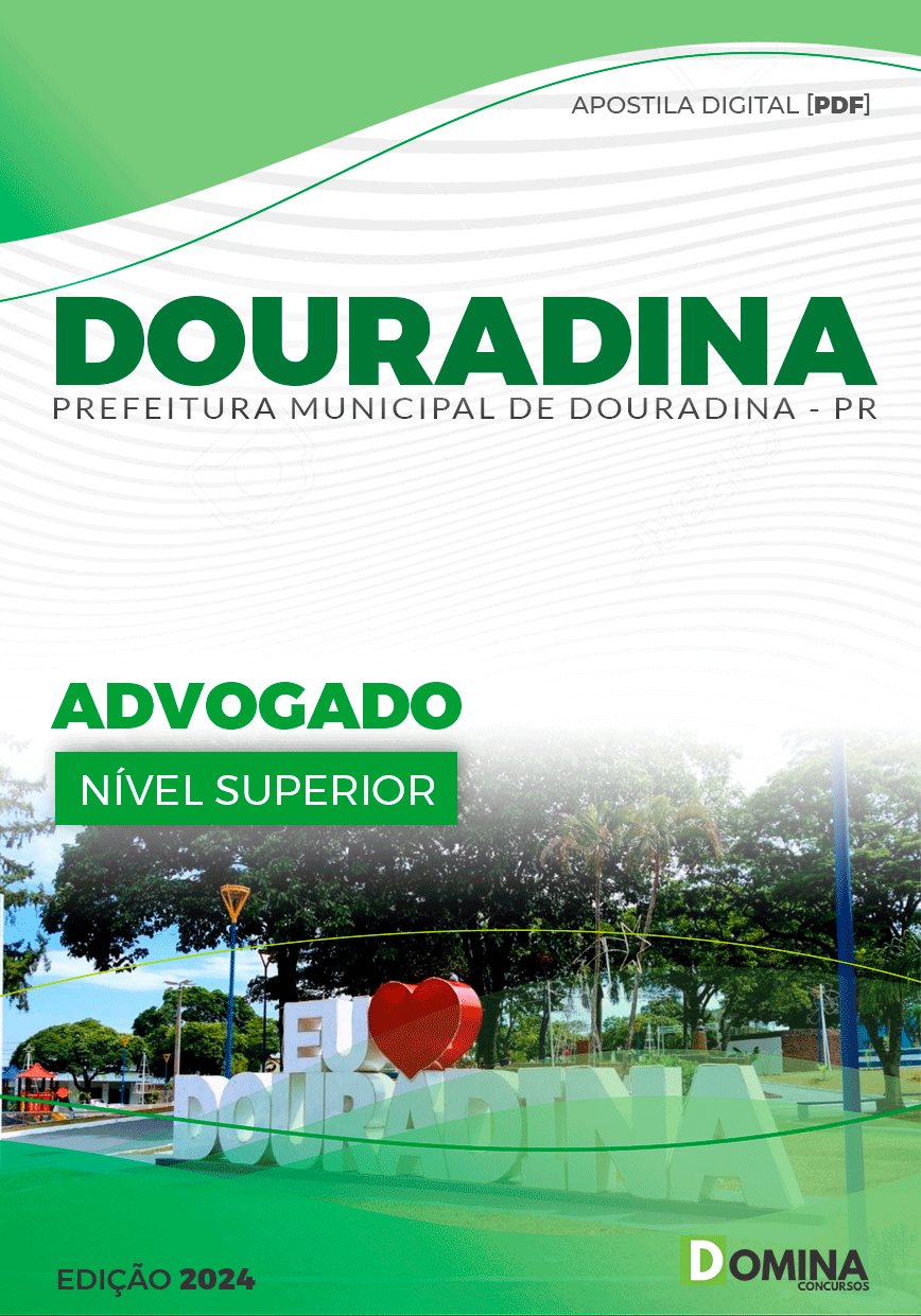 Apostila Advogado Douradina PR 2024