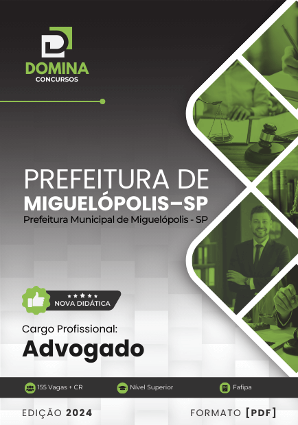 Apostila Advogado Miguelópolis SP 2024