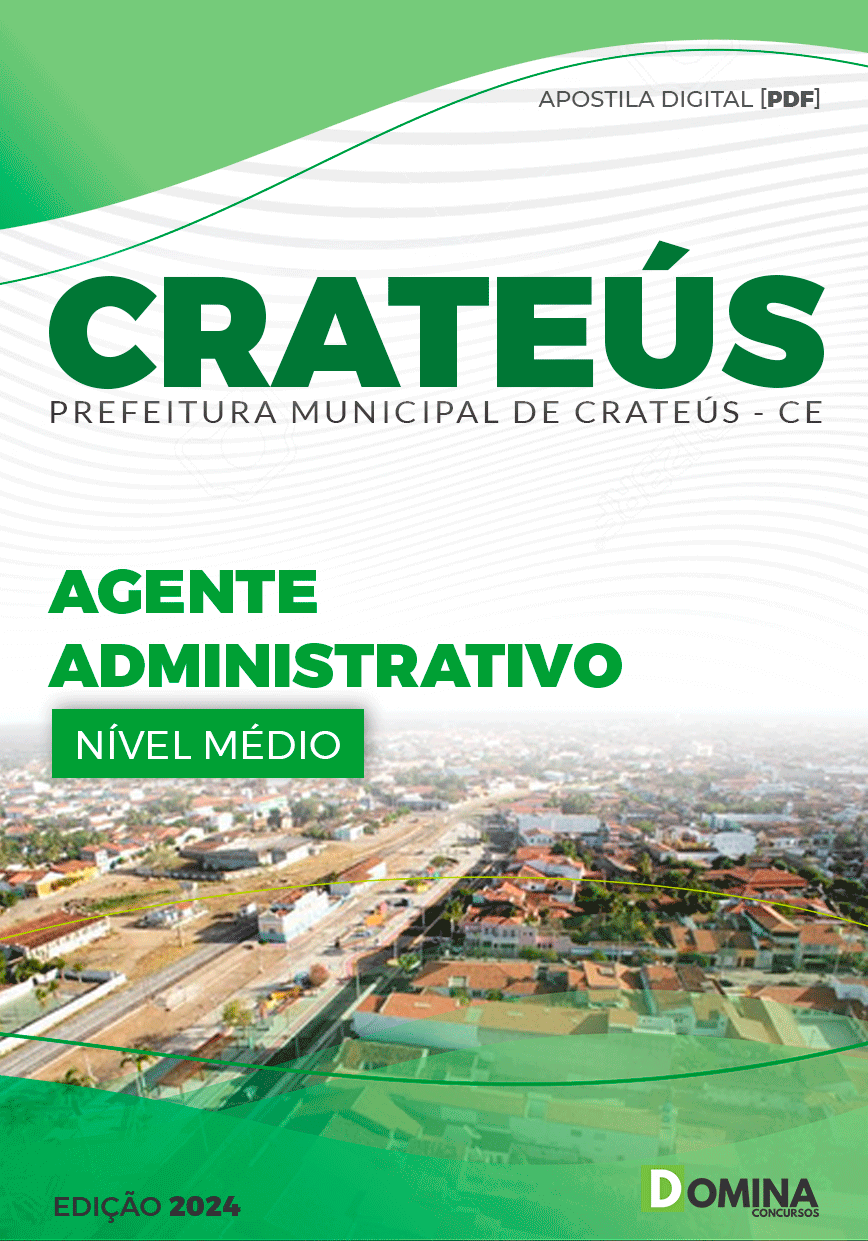 Apostila Agente Administrativo Crateús CE 2024