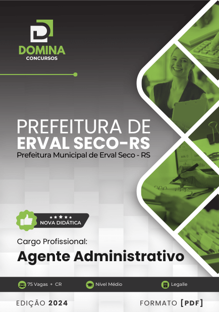 Apostila Agente Administrativo Erval Seco RS 2024