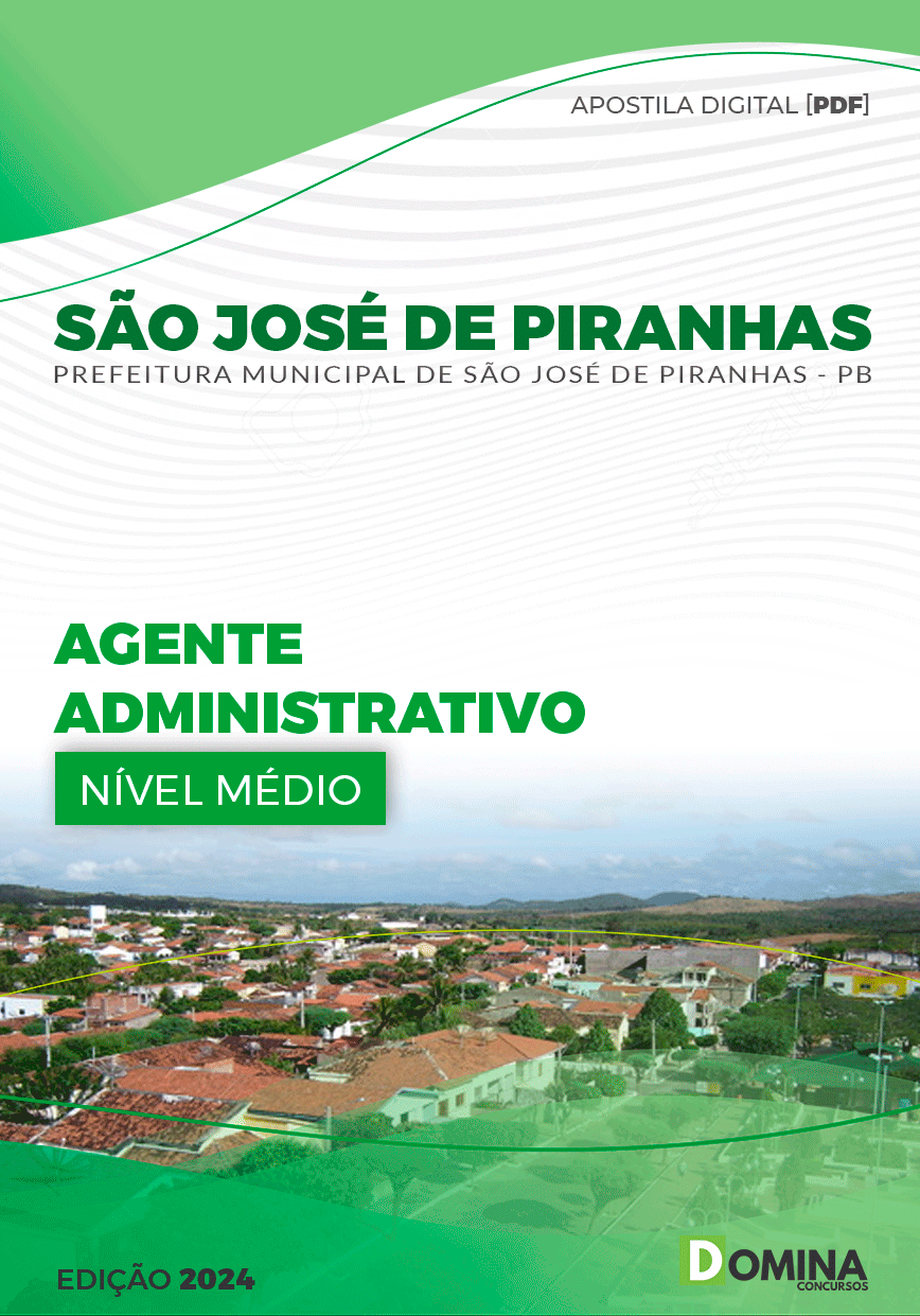 Apostila Agente Administrativo São José de Piranhas PB 2024