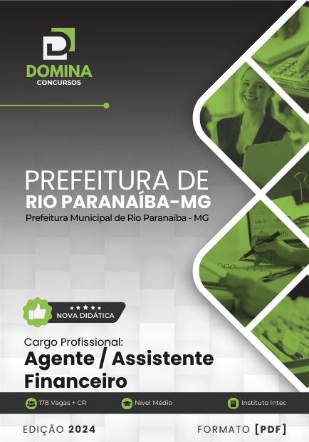 Apostila Assistente Financeiro Rio Paranaíba MG 2024