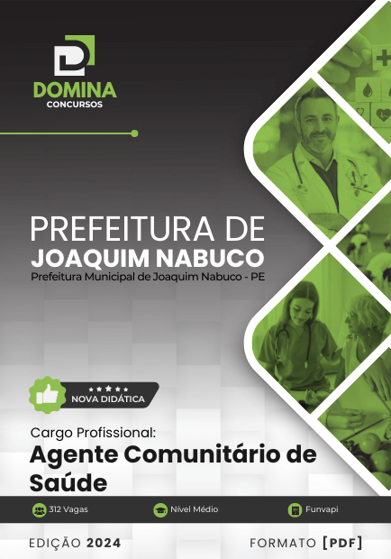 Apostila Agente Comunitário de Saúde Joaquim Nabuco PE 2024