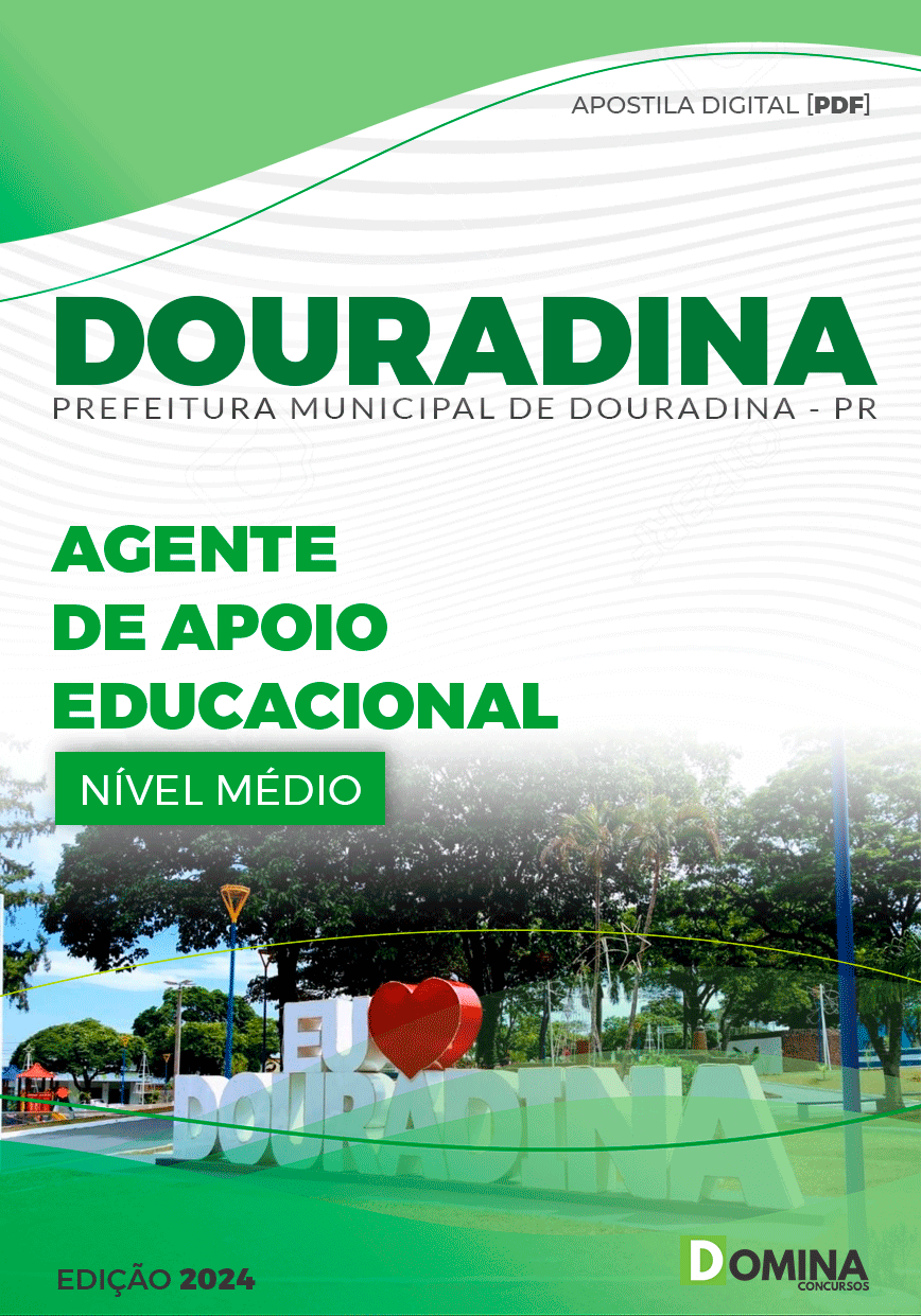 Apostila Agente de Apoio Educacional Douradina PR 2024