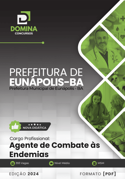 Apostila Agente de Combate às Endemias Eunápolis BA 2024