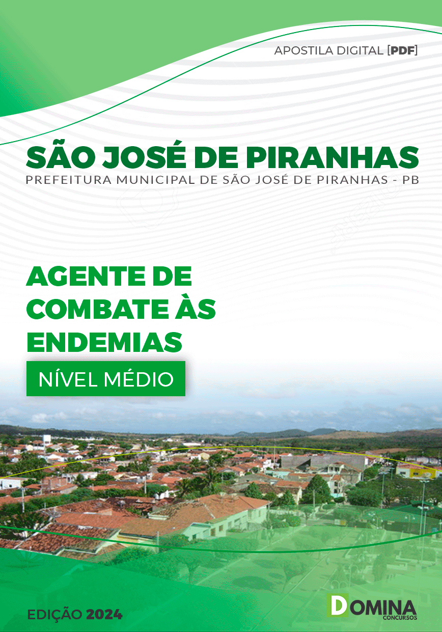 Apostila Agente Combate Endemias São José Piranhas PB 2024