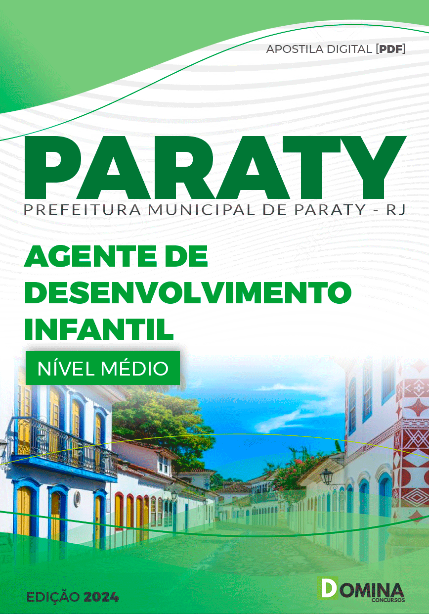 Apostila Agente de Desenvolvimento Infantil Paraty RJ 2024