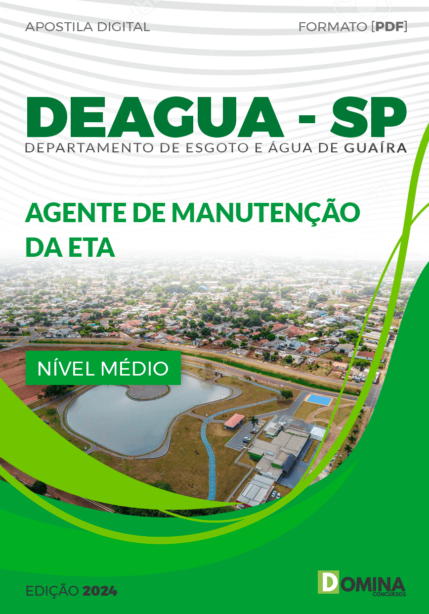 Apostila Agente de Manutenção da ETA DEAGUA SP 2024