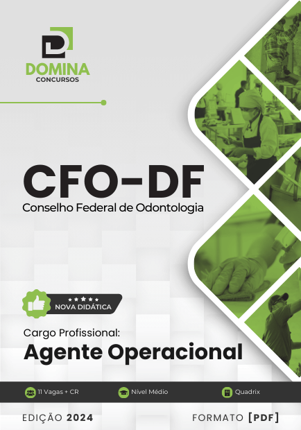 Apostila Agente Operacional CFO DF 2024