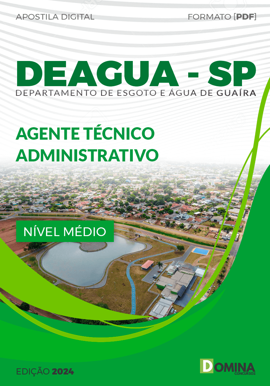 Apostila Agente Técnico Administrativo DEAGUA SP 2024