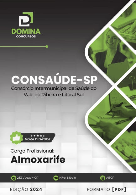 Apostila Almoxarife Consaúde SP 2024