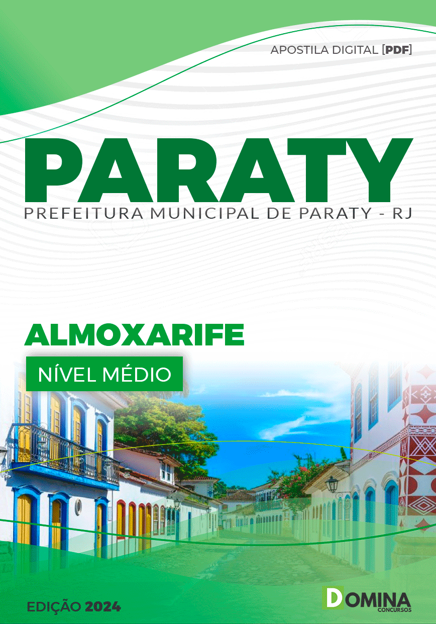 Apostila Almoxarife Paraty RJ 2024