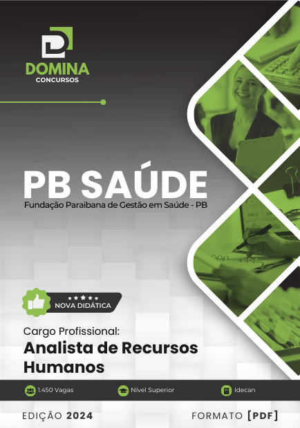 Apostila Analista de Recursos Humanos PB Saúde 2024