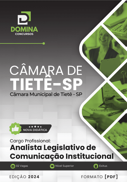 Apostila Analista Legislativo Comunicação Câmara Tietê SP 2024