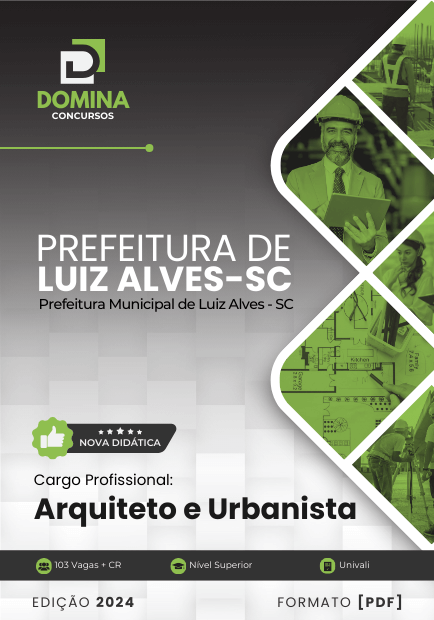 Apostila Arquiteto e Urbanista Luiz Alves SC 2024