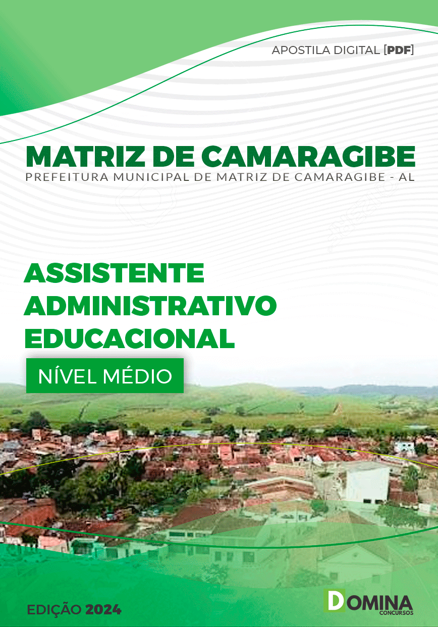 Apostila Assistente Administrativo Matriz de Camaragibe AL 2024