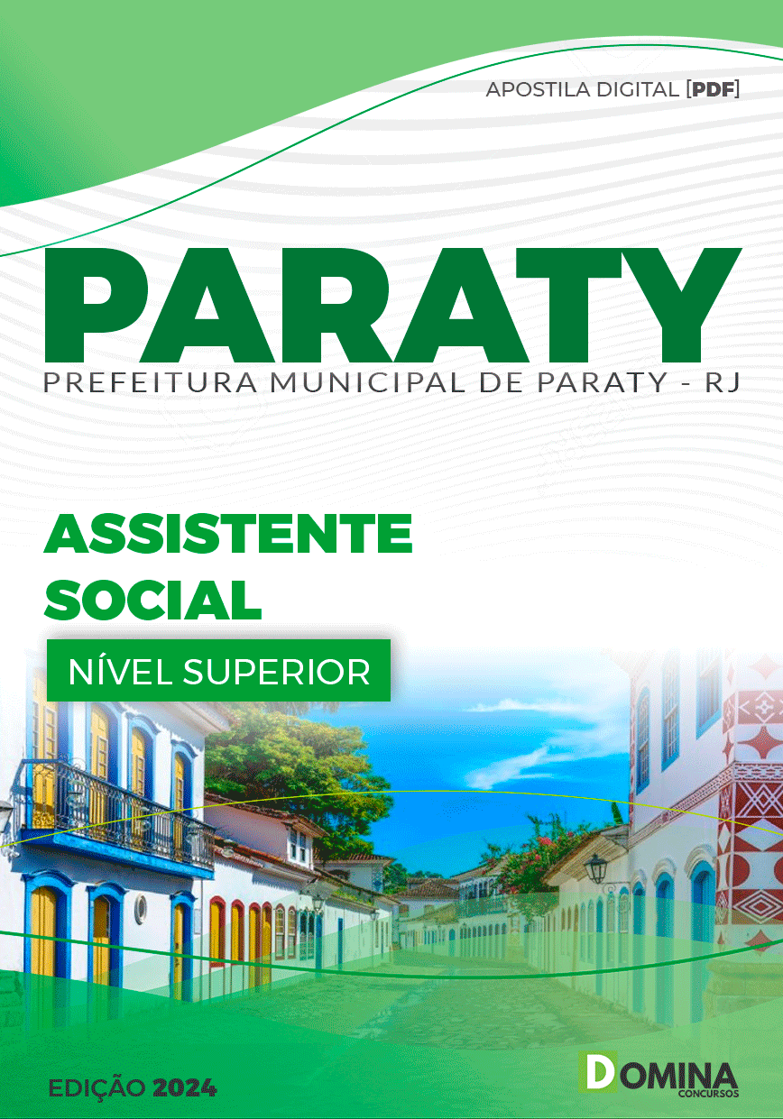 Apostila Assistente Social Paraty RJ 2024