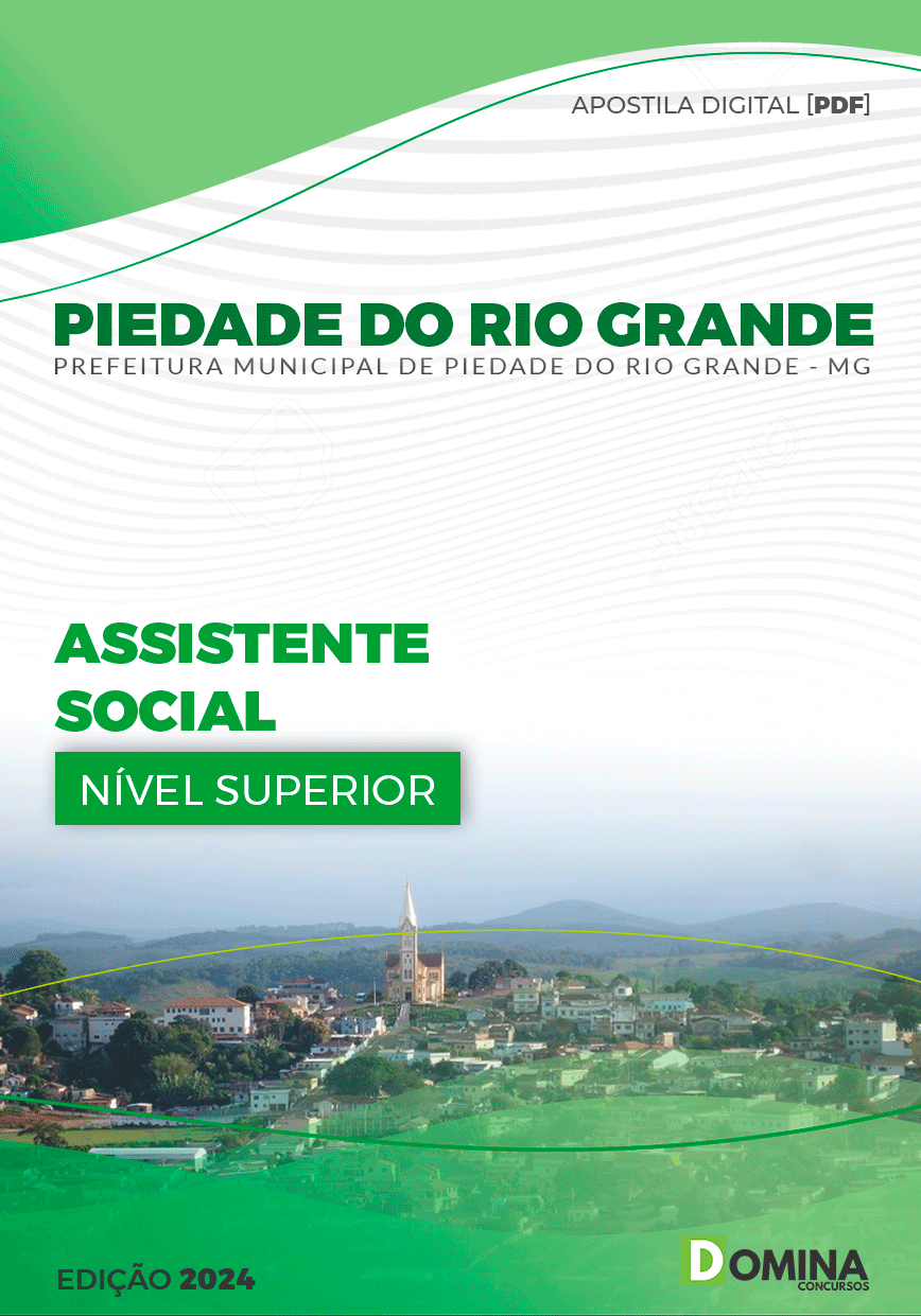 Apostila Assistente Social Piedade do Rio Grande MG 2024