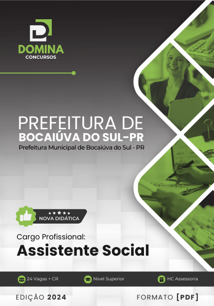 Apostila Assistente Social Bocaiúva do Sul PR 2024