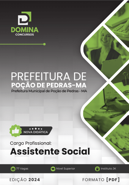 Apostila Assistente Social Prefeitura Poção de Pedras MA 2024