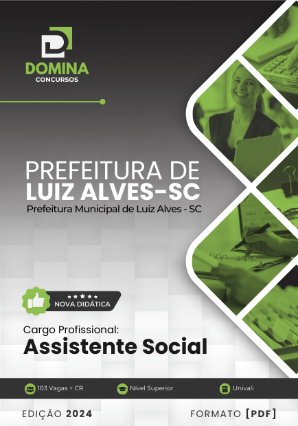 Apostila Assistente Social Luiz Alves SC 2024