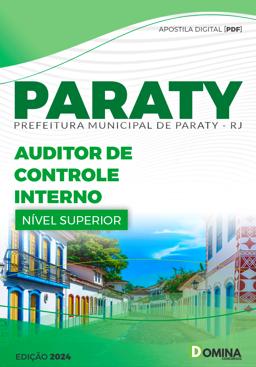 Apostila Auditor de Controle Interno Paraty RJ 2024