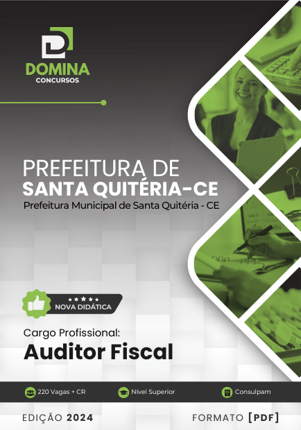 Apostila Auditor Fiscal Santa Quitéria CE 2024