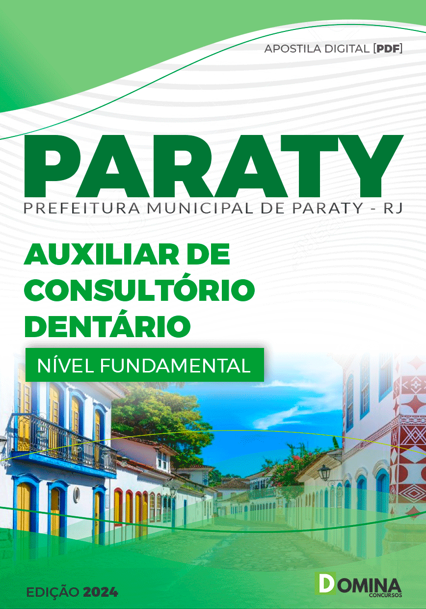 Apostila Auxiliar de Consultório Dentário Paraty RJ 2024