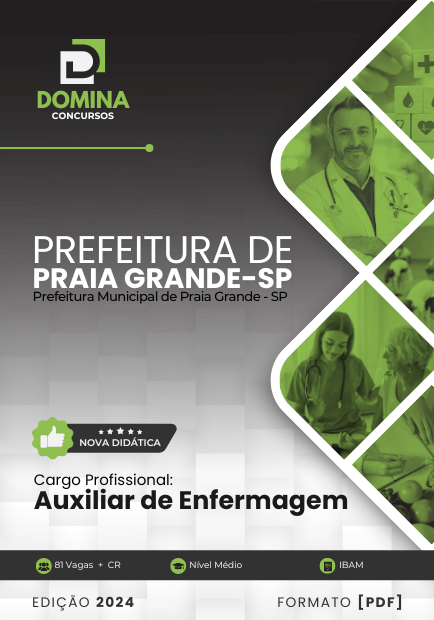 Apostila Auxiliar de Enfermagem Praia Grande SP 2024