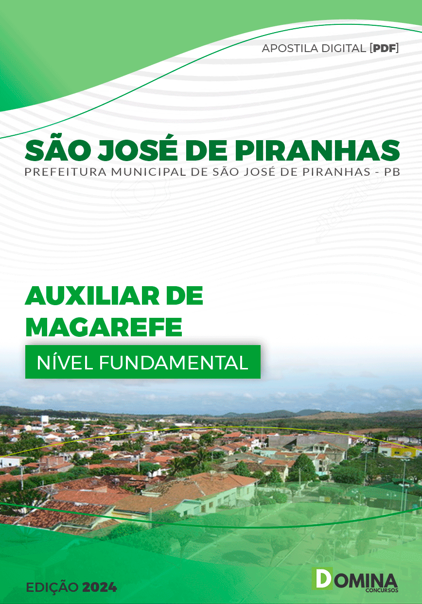 Apostila Auxiliar de Magarefe São José de Piranhas PB 2024