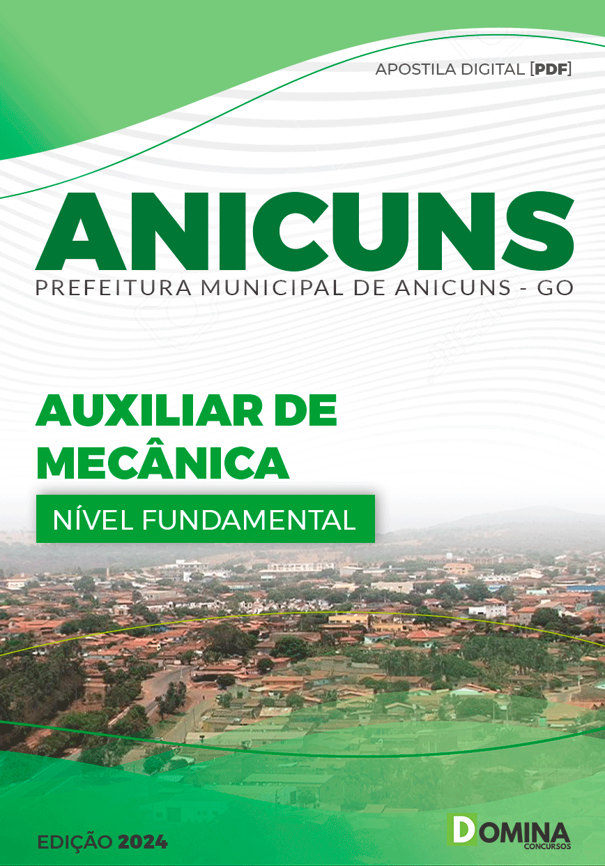 Apostila Auxiliar de Mecânica Anicuns GO 2024