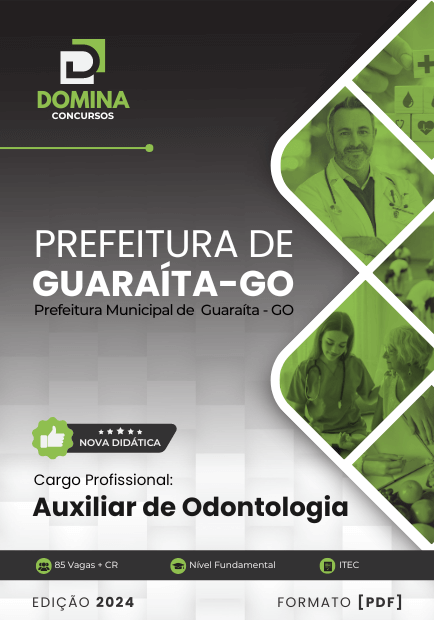 Apostila Auxiliar de Odontologia Guaraíta GO 2024