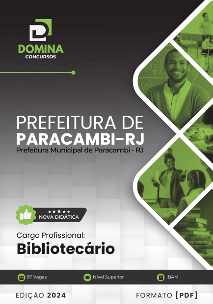 Apostila Bibliotecário Paracambi RJ 2024