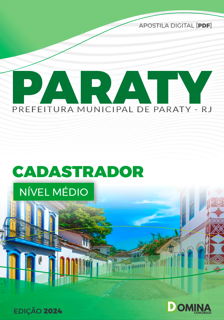 Apostila Cadastrador Paraty RJ 2024