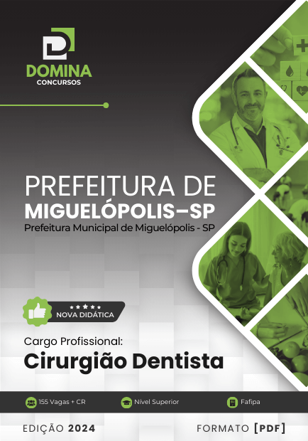 Apostila Cirurgião Dentista Miguelópolis SP 2024