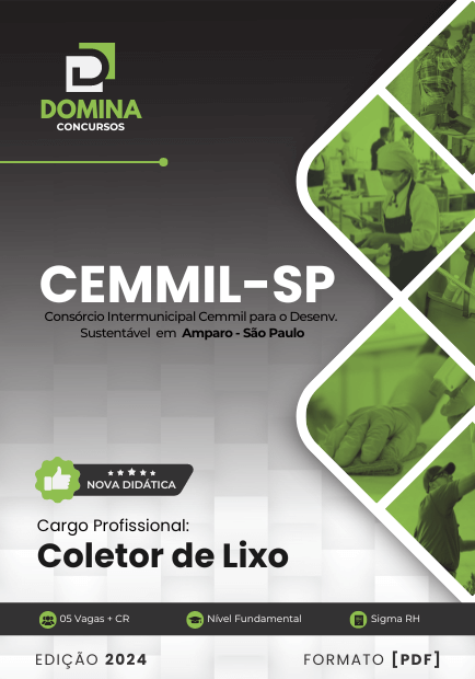 Apostila Coletor de Lixo CEMMIL SP 2024